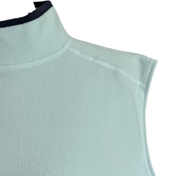 Peter Millar Men Thermal Flow Micro Fleece Light Blue Vest Two Way Full Zip XL - Picture 3 of 16